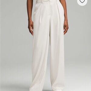 Lululemon Pleat Front High Rise Trouser